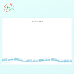 ポストカード『車掌わんちゃん集合！』 2枚目の画像