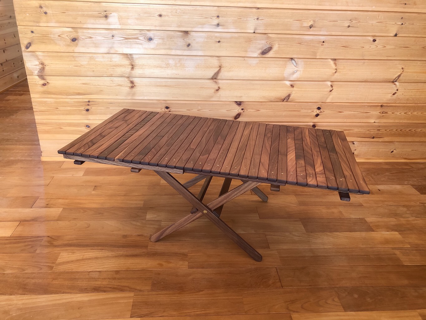 bokura no table【walnut】(ウッドテーブル/折り畳み/ファミリー/無垢材/アウトドア/キャンプ)