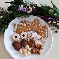 Christmasクッキー缶　……星降る夜に……　 2枚目の画像