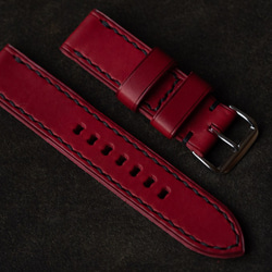 ラグ幅22mmの腕時計用 革のベルト No.007 8枚目の画像
