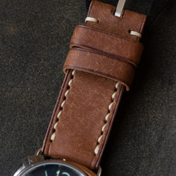 革のベルト ラグ幅26mmの腕時計用 271/26B PUEBLO CGC / Beige  一品もの即納 2枚目の画像