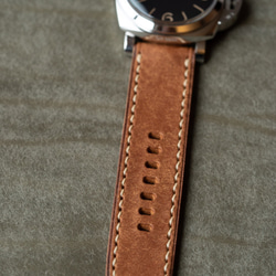 革のベルト ラグ幅26mmの腕時計用 276/26B PUEBLO CGC / Beige  一品モノ即納 3枚目の画像