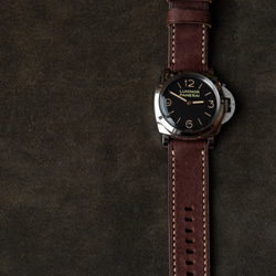 革のベルト ラグ幅26mmの腕時計用 272/26B PUEBLO TBC / Beige  一品モノ即納 6枚目の画像