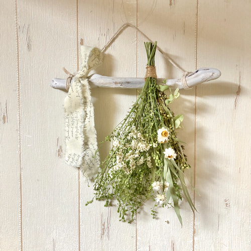 流木ドライフラワー ドライフラワーガーランド スワッグ