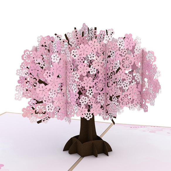 ポップアップグリーティングカード　Cherry Blossom 3枚目の画像