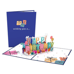 ポップアップグリーティングカード　Happy Birthday 5枚目の画像