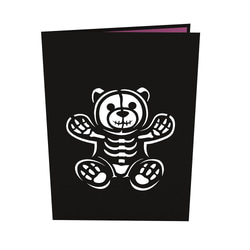 ポップアップグリーティングカード　Halloween Bear 4枚目の画像