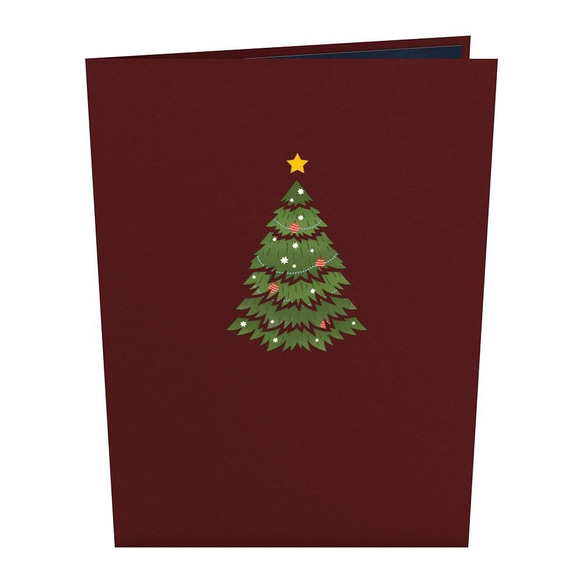 ポップアップグリーティングカード　Festive Christmas Tree 5枚目の画像