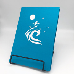 ポップアップグリーティングカード　SURFFER GUY 2枚目の画像