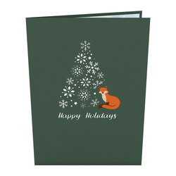 ポップアップグリーティングカード　Holiday Tree 3枚目の画像