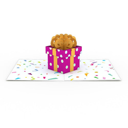 ポップアップグリーティングカード　Happy Birthday Present 2枚目の画像