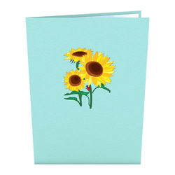 ポップアップグリーティングカード　Sunflower Bloom 5枚目の画像