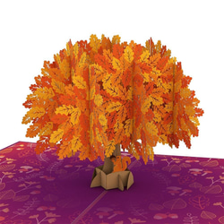 ポップアップグリーティングカード　Oak Tree 3枚目の画像