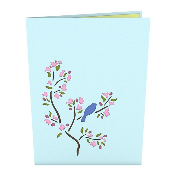 ポップアップグリーティングカード　Bluebird 3枚目の画像