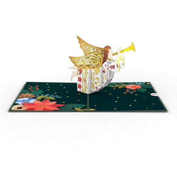 ポップアップグリーティングカード　Holiday Angel 2枚目の画像