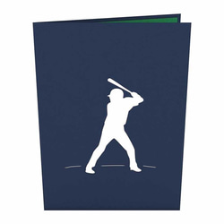 ポップアップグリーティングカード　Baseball 2枚目の画像