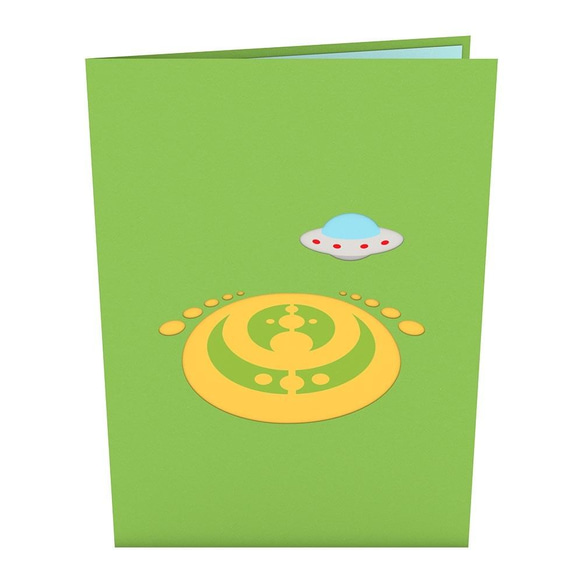 ポップアップグリーティングカード　Alien 3枚目の画像