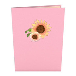 ポップアップグリーティングカード　Sunflower Sunrise 3枚目の画像
