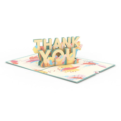 ポップアップグリーティングカード　Artistic Thank You 3枚目の画像