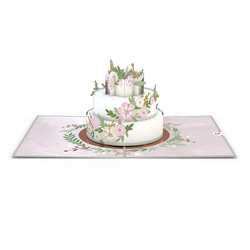 ポップアップグリーティングカード　Wedding Cake 3枚目の画像