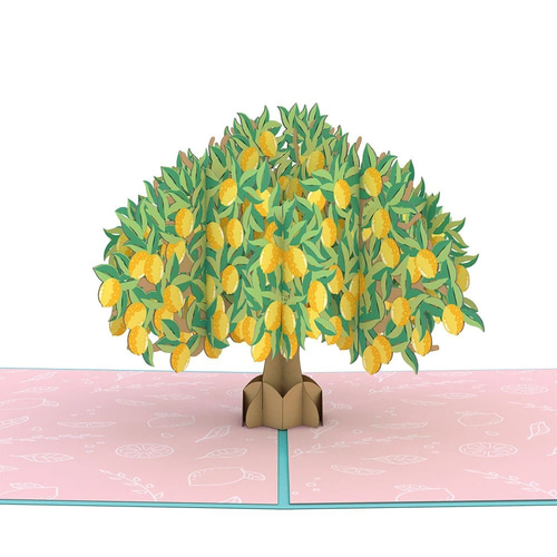 ポップアップグリーティングカード Lemon Tree メッセージカード