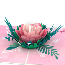 ポップアップグリーティングカード　Garden Rose Bloom 5枚目の画像