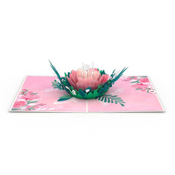 ポップアップグリーティングカード　Garden Rose Bloom 6枚目の画像
