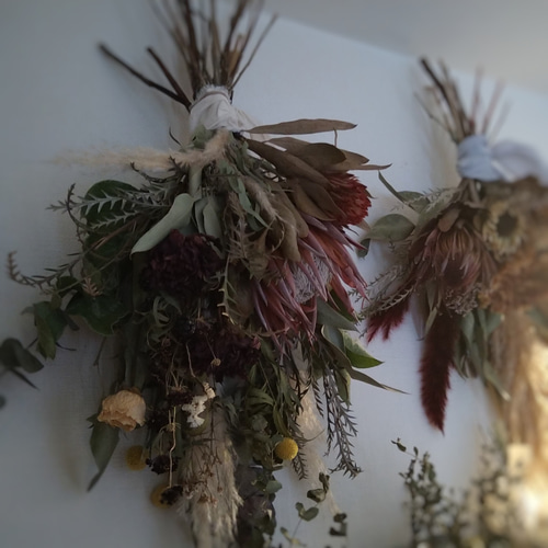 受注制作《キングプロテアブーケ》65cm WeddingBouquet ブーケ 受注制作《キングプロテアブーケ》65cm WeddingBouquet ブーケ