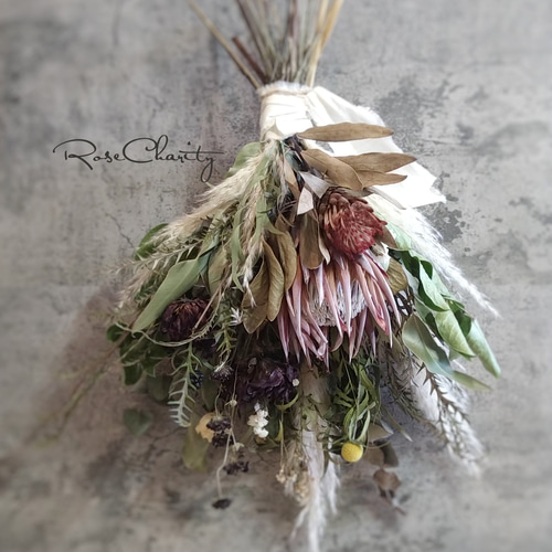 受注制作《キングプロテアブーケ》65cm WeddingBouquet ブーケ 受注制作《キングプロテアブーケ》65cm WeddingBouquet ブーケ