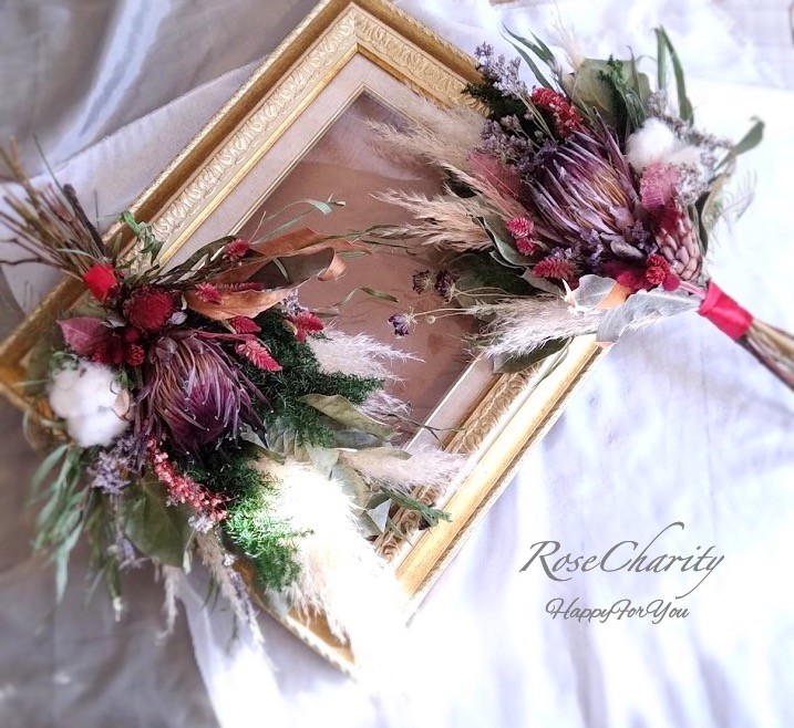 《プロテアブーケ》前撮り和装ウェディング