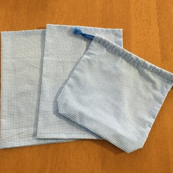 給食セット 25×35 ランチョンマット2枚＆給食袋 ☆001 給食袋 シュナと