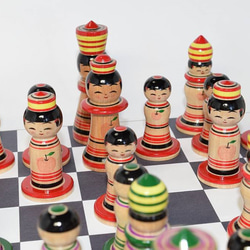 こけスの駒単品　こけしとチェスのコラボ商品「こけス」の駒 3枚目の画像