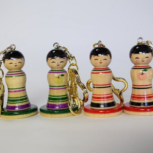 こけスのキーホルダー こけしとチェスのコラボ商品「こけス」の駒の