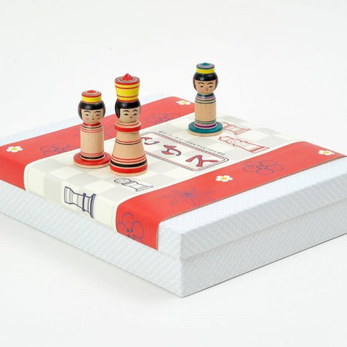 こけスりんごバージョンセット こけしとチェスのコラボ商品