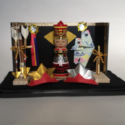 こけしとチェスのコラボ商品「こけス」で作った五月人形（小） 2枚目の画像