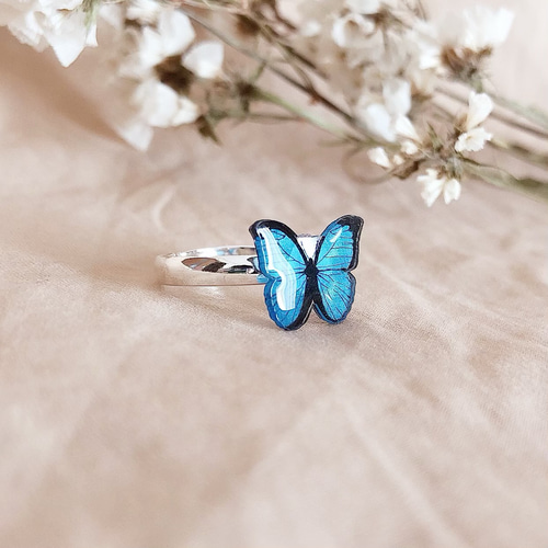 14Kgfチェーンモルフォ蝶のブレスレット 2025年最新】モルフォ蝶