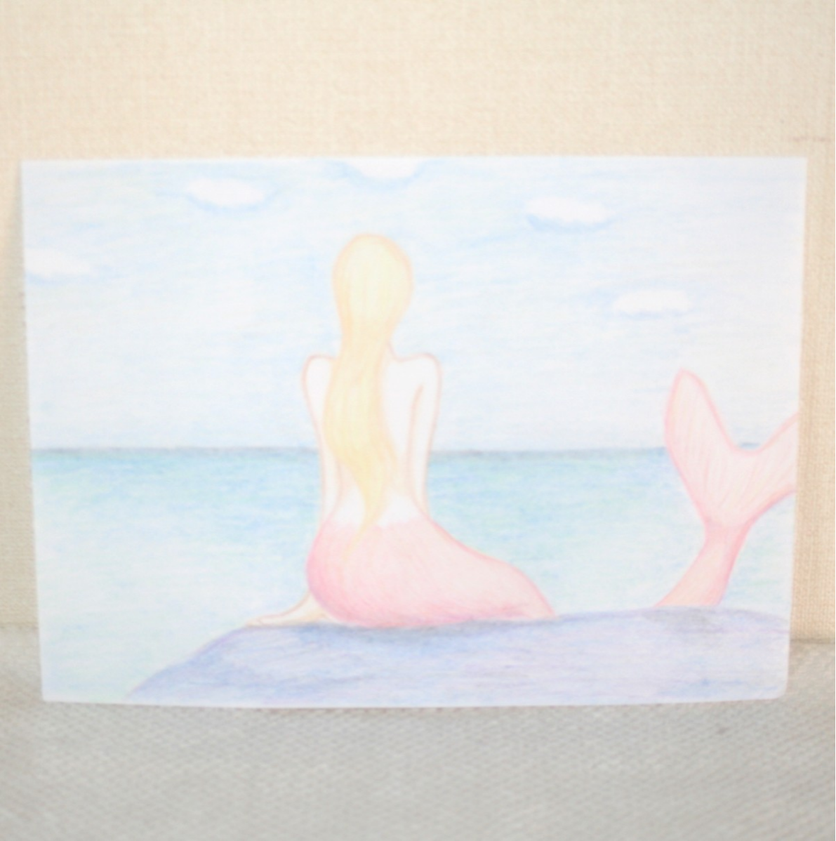 絵画　人魚　海 絵画　人魚　海