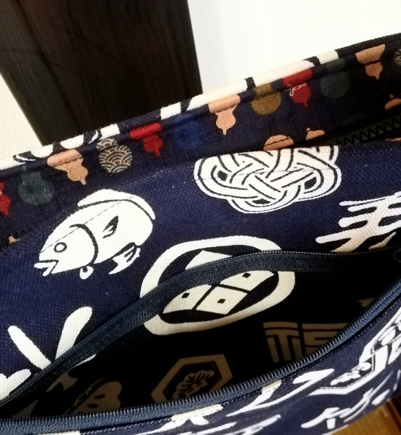 ☆❇☆❇SALE☆❇☆❇　　 招福柄のショルダーバック　 男女兼用 7枚目の画像