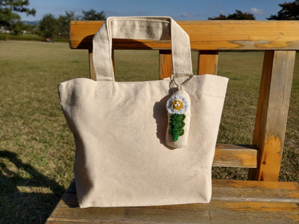 刺繍キーホルダー・針葉樹林くん 3枚目の画像