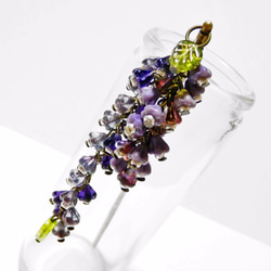 咲き誇る花のかんざし・紫系 1枚目の画像