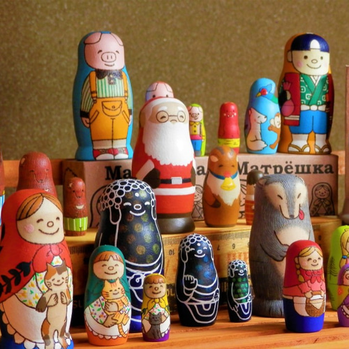 マトリョーシカ・3匹の子ブタ その他人形 PUKONNU! 通販