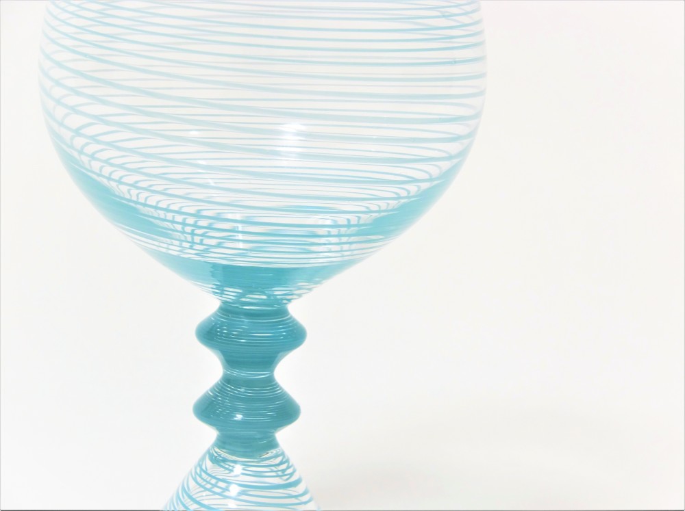 螺旋のワイングラス【送料込み】