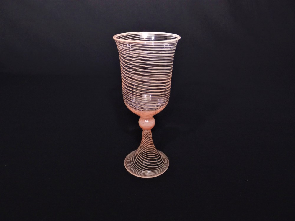 螺旋のワイングラス【送料込み】