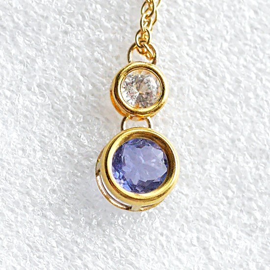 14KGF ネックレス☆カラーチェンジフローライト・フェナカイト