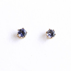 14kgfピアス・ロシア産フェナカイト（4mm） ピアス☆ロシア産フェナカイト（3.4mm）14kgf ピアス（スタッド