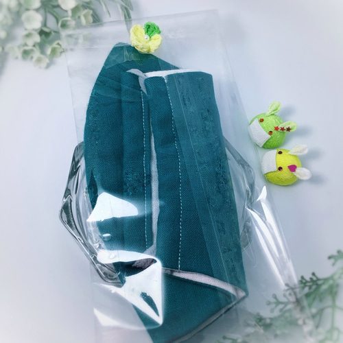 ハンドメイド立体マスク　ゆめかわうさぎ　パーツ入り　幼児サイズ 送料無料☆】ゆめかわ♡立体ガーゼマスク 幼児〜小学生 子供