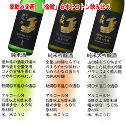 金鯱　トコトン飲み比べ 6本セット（秋）梅酒入り、送料無料 2枚目の画像