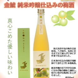 金鯱6本セット　純米吟醸仕込みの梅酒3本ブルーベリー酒3本　各500ml　計6本 5枚目の画像