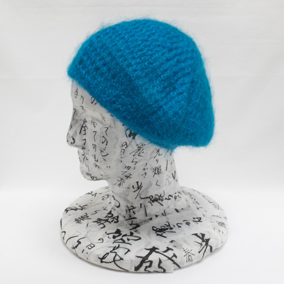手編みのベレー帽 2枚目の画像