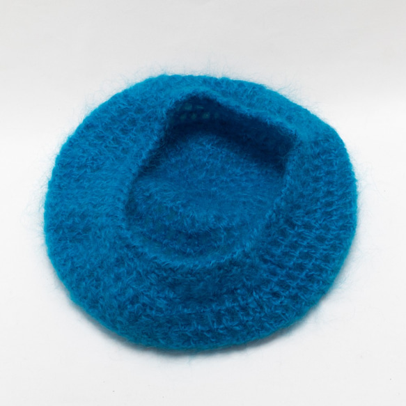 手編みのベレー帽 5枚目の画像